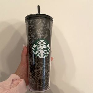 Starbucks Mexico Halloween Spiderweb tumbler